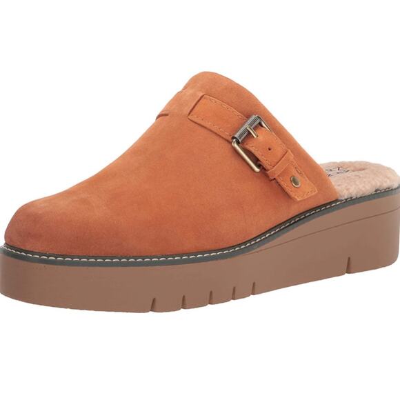 Naturalizer Women’s Wayde Slip On Golden Maple Leather Mule Clogs- Size 8.5 - Picture 3 of 7